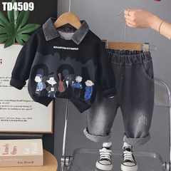Set Áo Giả Cổ Sơ Mi Kèm Quần