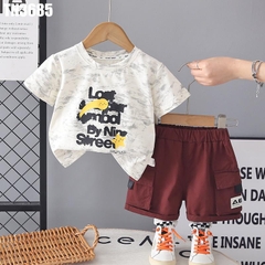 Set Áo In Chữ Quần Túi Hộp