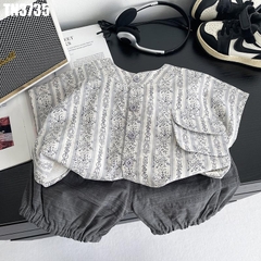 Set Áo Hoa Văn Kèm Quần