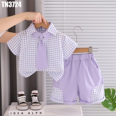 Set Sơ Mi Cà Vạt Kèm Quần