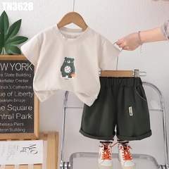 Set Áo Gấu Đi Học Kèm Quần