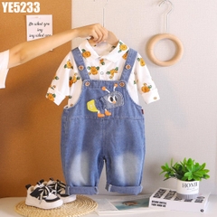 Set Áo Sơ Mi Kèm Yếm Ong