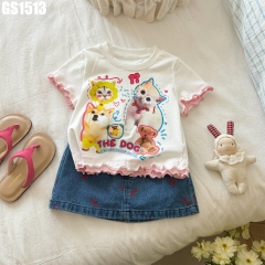 Set Áo Động Vật Váy Nơ