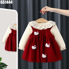 Set Áo Lót Lông Tay Dài Váy Kitty