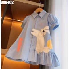 Váy Đuôi Cá Thêu Thỏ