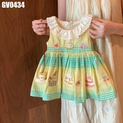 Váy Bánh Kem Cổ Ren