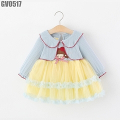Váy Giả Khoác Bé Gái Voan
