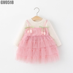 Váy Giả Yếm Voan Tulip