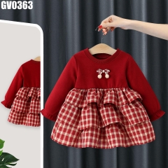 Váy Tay Dài Caro Tầng