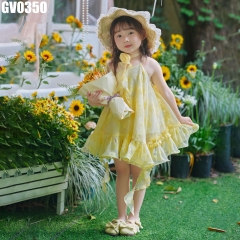 Váy Dây Voan Hoa Tua Rua