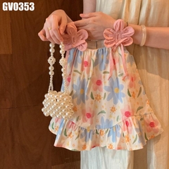 Váy Dây Hoa Nhiều Hoa