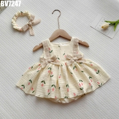 Set Body Váy Hoa Tulip