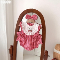 Body Caro Cổ Yếm Dâu