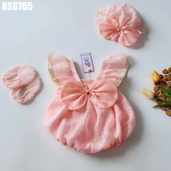 Set Body Cánh Tiên Nơ Kèm Nón