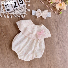 Set Body Hoa Nhí Kèm Yếm Cổ