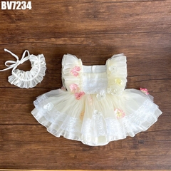 Set Body Váy Voan Đính Nơ