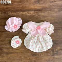 Set Body Cổ Nơ Đính Hoa