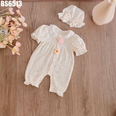Set Body Đùi Chấm Bi Kèm Nón