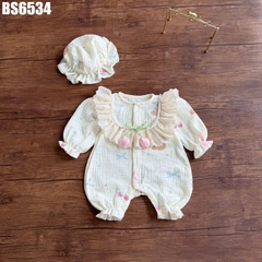 Set Body Dài Viền Cổ Ren