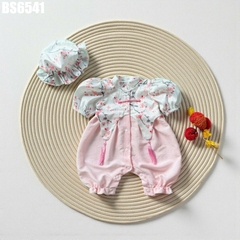 Set Body Đùi Cổ Tàu Hoa Kèm Nón