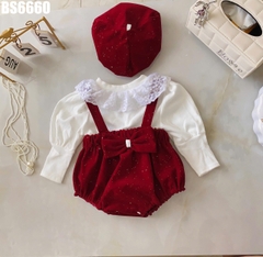 Set Áo Body Yếm Nơ Kèm Nón