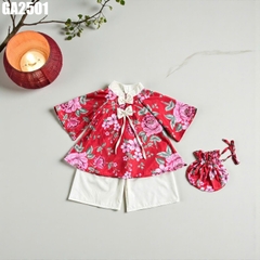 Set Bà Ba Hoa Kèm Túi