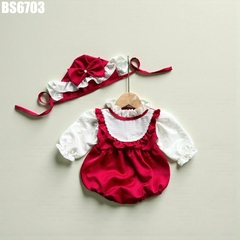 Set Body Tay Dài Cổ Yếm