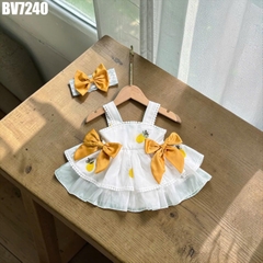 Set Body Váy Đính Nơ