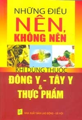 Những điều nên, không nên khi dùng thuốc Đông y- Tây y & thực phẩm