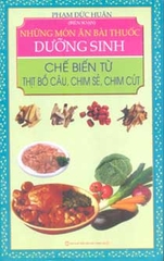 Những món ăn bài thuốc dưỡng sinh chế biến từ thịt bồ câu, chim sẻ, chim cút