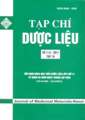 Toàn tập Tạp chí dược liệu năm 2011