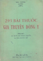 293 Bài thuốc Gia truyền Đông y