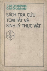 Sách tra cứu tóm tắt về sinh lý thực vật