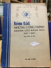 Tóm tắt những công trình nghiên cứu khoa học 1957-1987