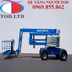 XE NÂNG NGƯỜI BOOM GENIE 20M LÀM VIỆC