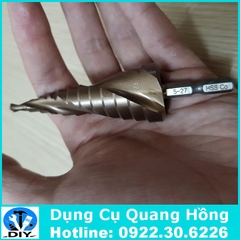 Mũi khoan bước, tháp HSS Coban M35 5-27mm khoan inox, thép, sắt, nhôm.