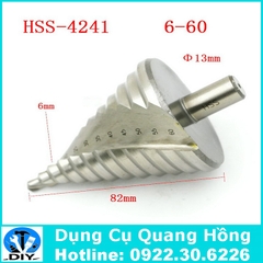 Mũi khoan bước thép Hss 4241 từ 6 đến 60mm