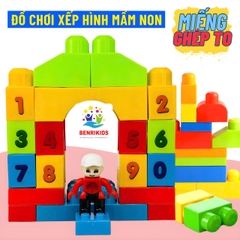 Túi Đồ Chơi Xếp Hình Số Học Giúp Bé Vừa Chơi Vừa Làm Quan Số Đếm Tập Làm Các Phép Toán