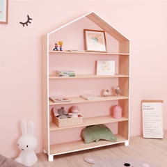 Tủ 5 Tầng Hình Ngôi Nhà Đựng Đồ Chơi Cho Bé - Thiết Kế Nội Thất Phòng Học Mầm Non