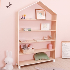 Tủ 5 Tầng Hình Ngôi Nhà Đựng Đồ Chơi Cho Bé - Thiết Kế Nội Thất Phòng Học Mầm Non