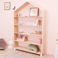 Tủ 5 Tầng Hình Ngôi Nhà Đựng Đồ Chơi Cho Bé - Thiết Kế Nội Thất Phòng Học Mầm Non