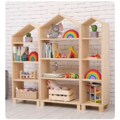 Kệ Đựng Đồ Chơi Montessori - Trang Trí Decor Phòng Học Mầm Non - Phòng Cho Bé
