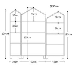 Kệ Đựng Đồ Chơi Montessori - Trang Trí Decor Phòng Học Mầm Non - Phòng Cho Bé