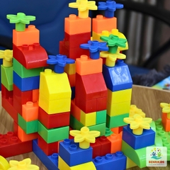 Đồ Chơi Lắp Ghép Xếp Hình Thông Minh 160 Chi Tiết Có Hộp Đựng Benrikids Cho Bé Sáng Tạo Phát Triển Tư Duy