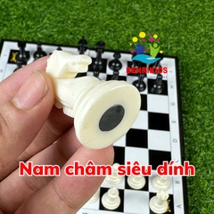 Đồ Chơi Cờ Vua Nam Châm Quốc Tế Siêu Dính Tặng Thêm 2 Quân Hậu