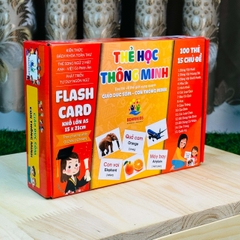 Bộ Thẻ Học Thông Minh Loại Thẻ To Song Ngữ Anh - Việt Glenn Doman Flashcard Cho Bé