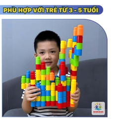Đồ Chơi Xếp Hình Dạng Ghép Nút Benrikids Nhiều Chi Tiết Bằng Nhựa Nguyên Sinh An Toàn Cho Bé Sáng Tạo Phát Triển Tư Duy