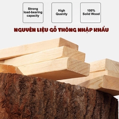 Kệ Giá Sách 4 Tầng Treo Tường Sau Cửa Không Cần Khoan Tường Tiện Lợi Tiết Kiệm Không Gian, Kệ Sách Mầm Non Montessori