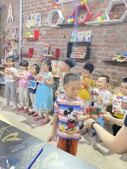 Buổi WorkShop Đáng Nhớ Của Các Bé Trường Mầm Non Việt Nhật Tại Xưởng Đồ Chơi Benrikids