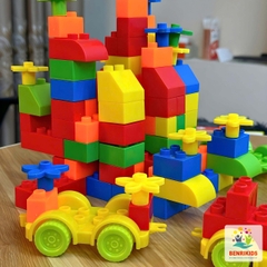 Bộ Đồ Chơi Ghép Hình Cho Bé Benrikids Bằng Nhựa 105 Chi Tiết, Đồ Chơi Xếp Hình Thông Minh Trẻ Em